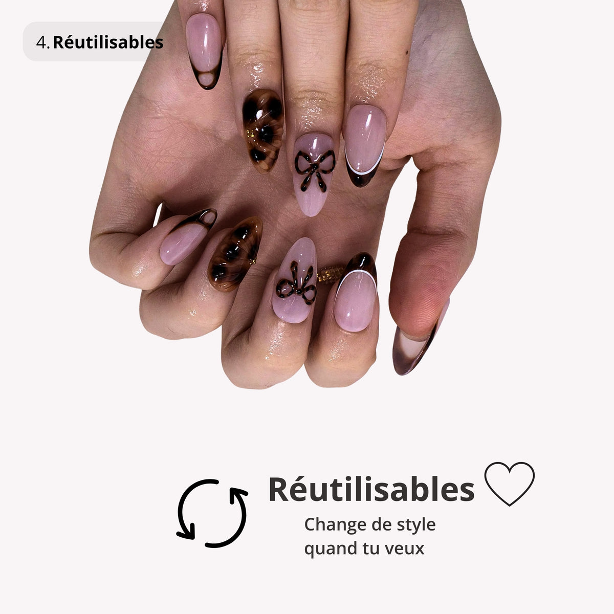 Faux-ongles - Effet salon